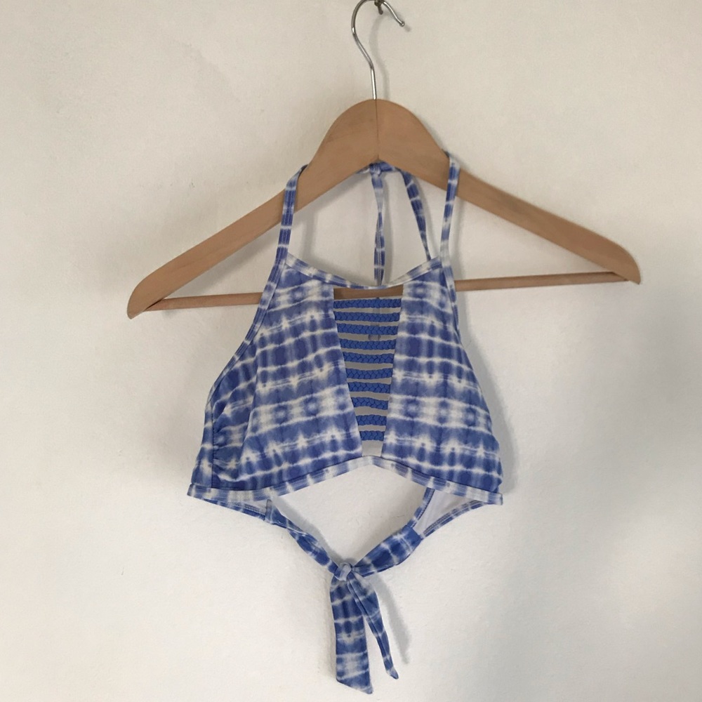 Blue Tie Dye Bikini Top 🧿